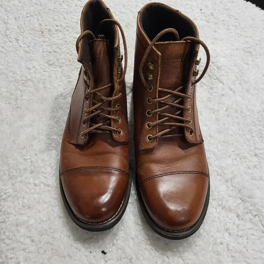 Eastland High Fidelity Cap Toe Lace-Up leather boot Mens size  9D
